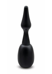 Aquaclean 150ml One Way Valve Douche with Butt Plug Nozzle - Black
